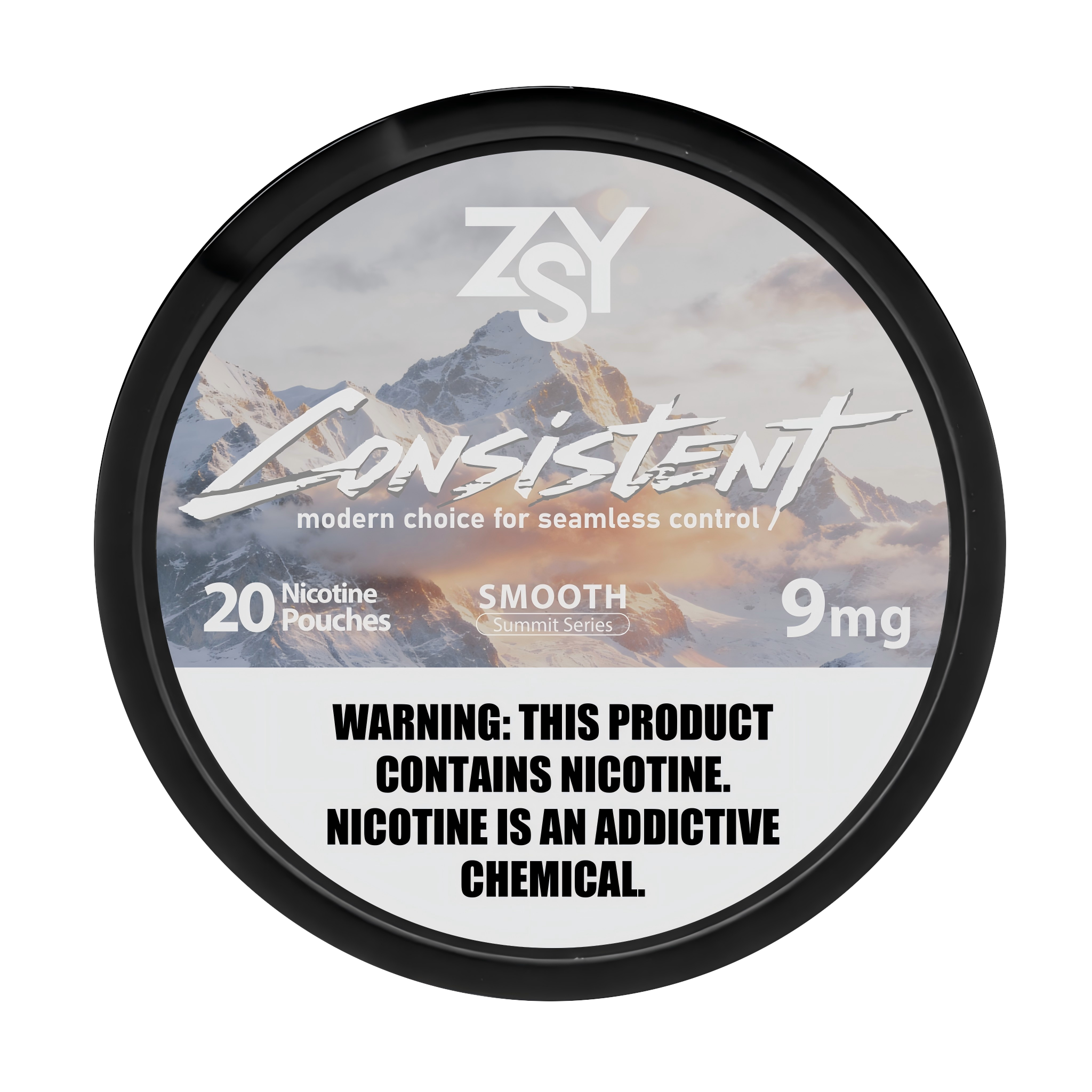 ZSY NICOTINE  POUCHES SUMMIT SERIES Smooth 9mg